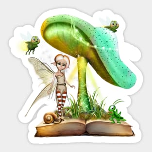 The enchanting spells of these little fairy Sticker